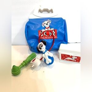 Vintage 101 Dalmatians Vet Bag w/accessories READ